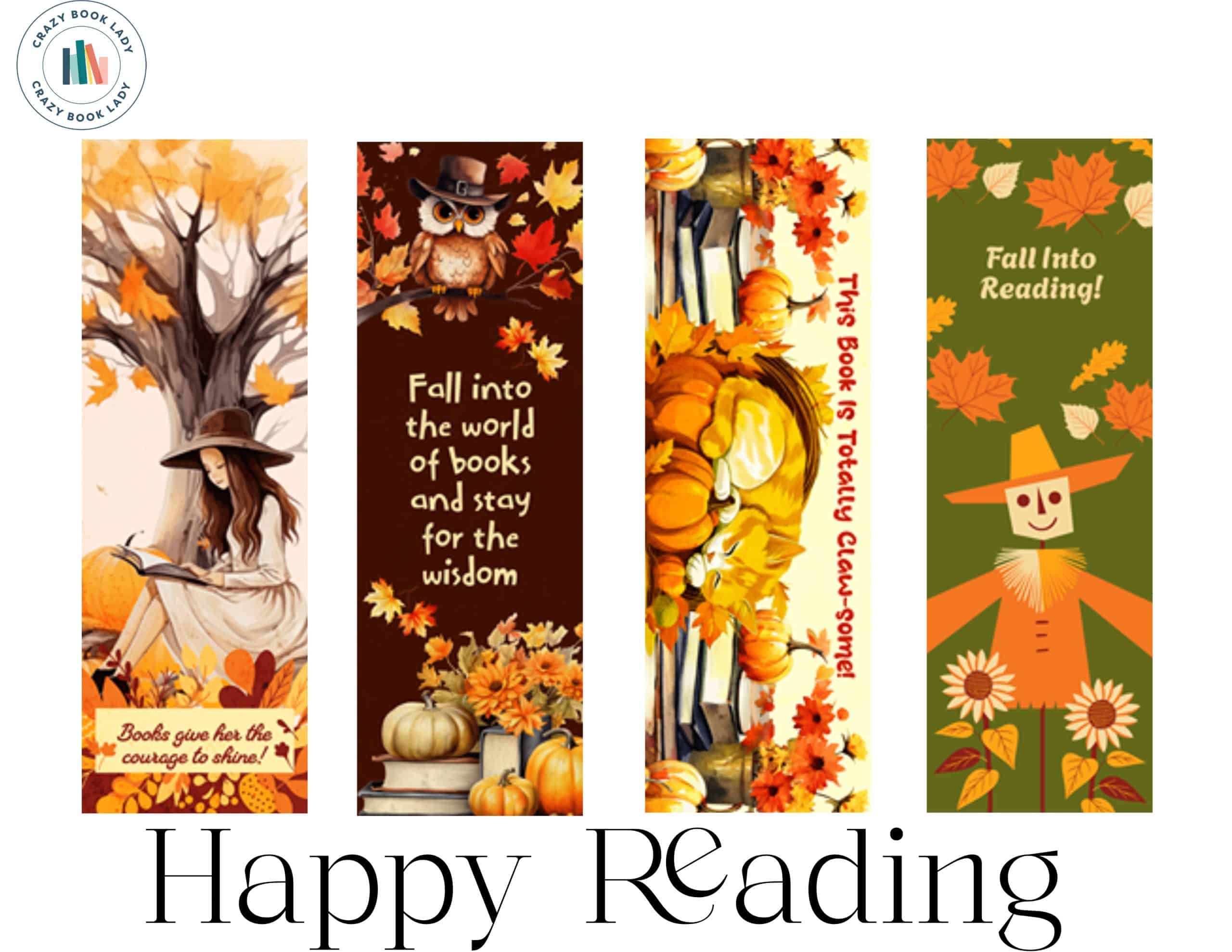 Fall Bookmarks