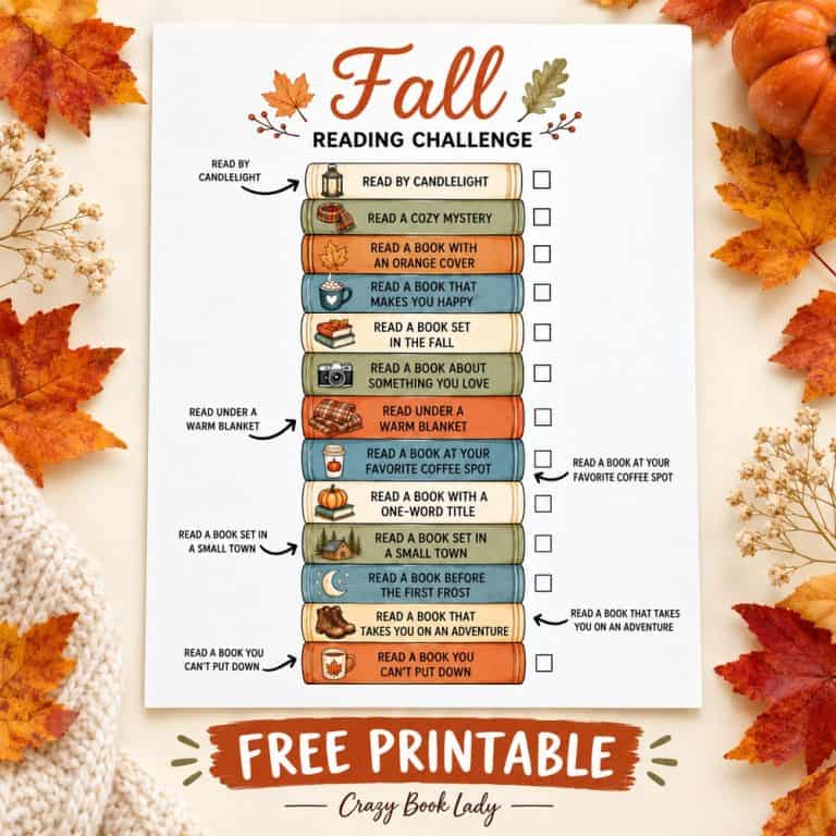 Fall Reading Challenge Printable